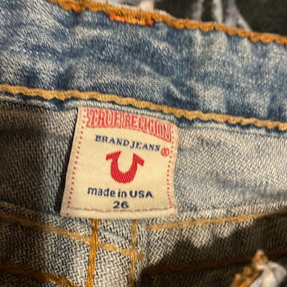 True religion shorts ripped size 26 - Picture 4 of 5